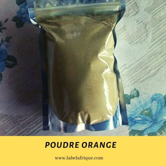 La poudre orange bio a Cotonou Paris et Lome