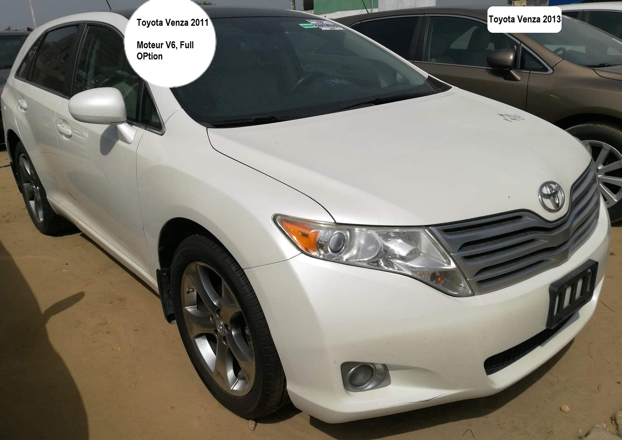 You are currently viewing Toyota Venza Occasion Immatriculé à Cotonou