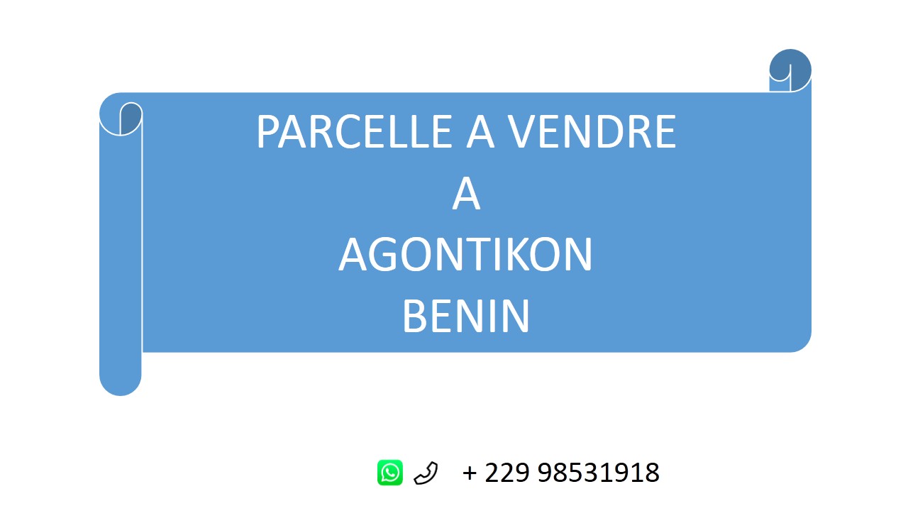 Lire la suite à propos de l’article Parcelle à vendre à Agontikon – Cotonou