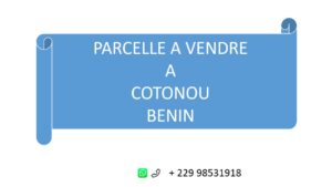 Lire la suite à propos de l’article Terrains, Parcelle à vendre à Cotonou
