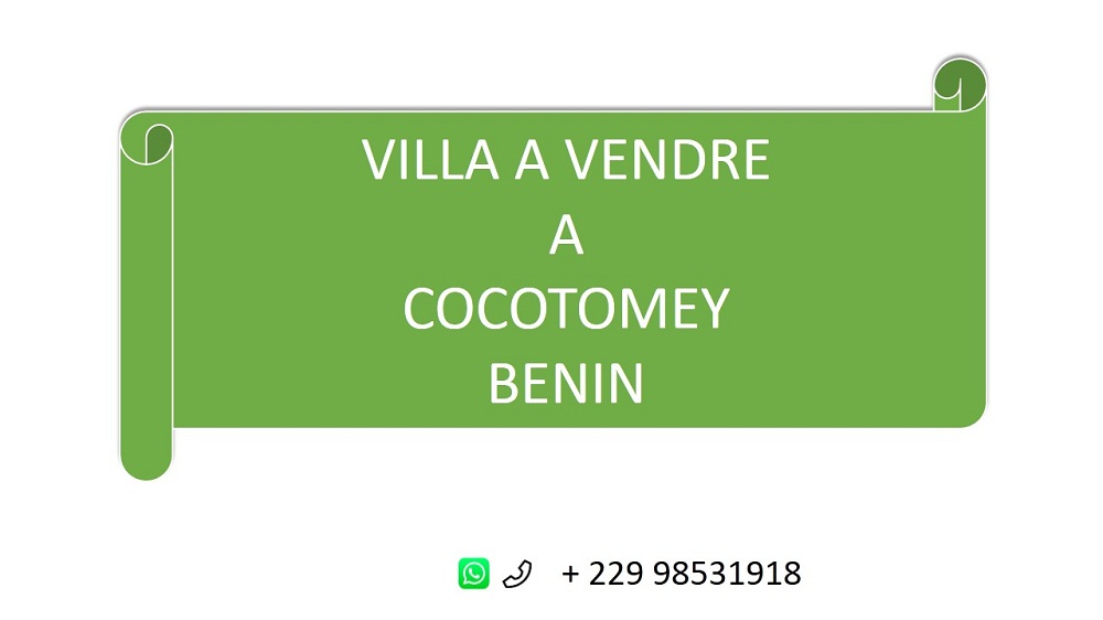 You are currently viewing Villa, Maison Locative à vendre à Cocotomey