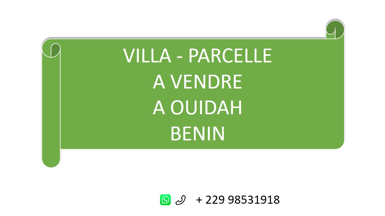 You are currently viewing Parcelle à vendre à Ouidah au Bénin