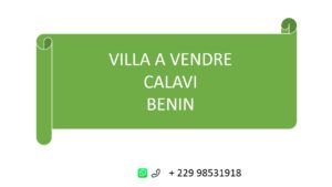 Lire la suite à propos de l’article Villa à vendre à Zoca Calavi