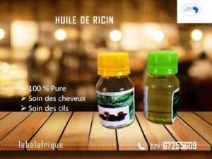 Huile de ricin pour la pousse des cheveux